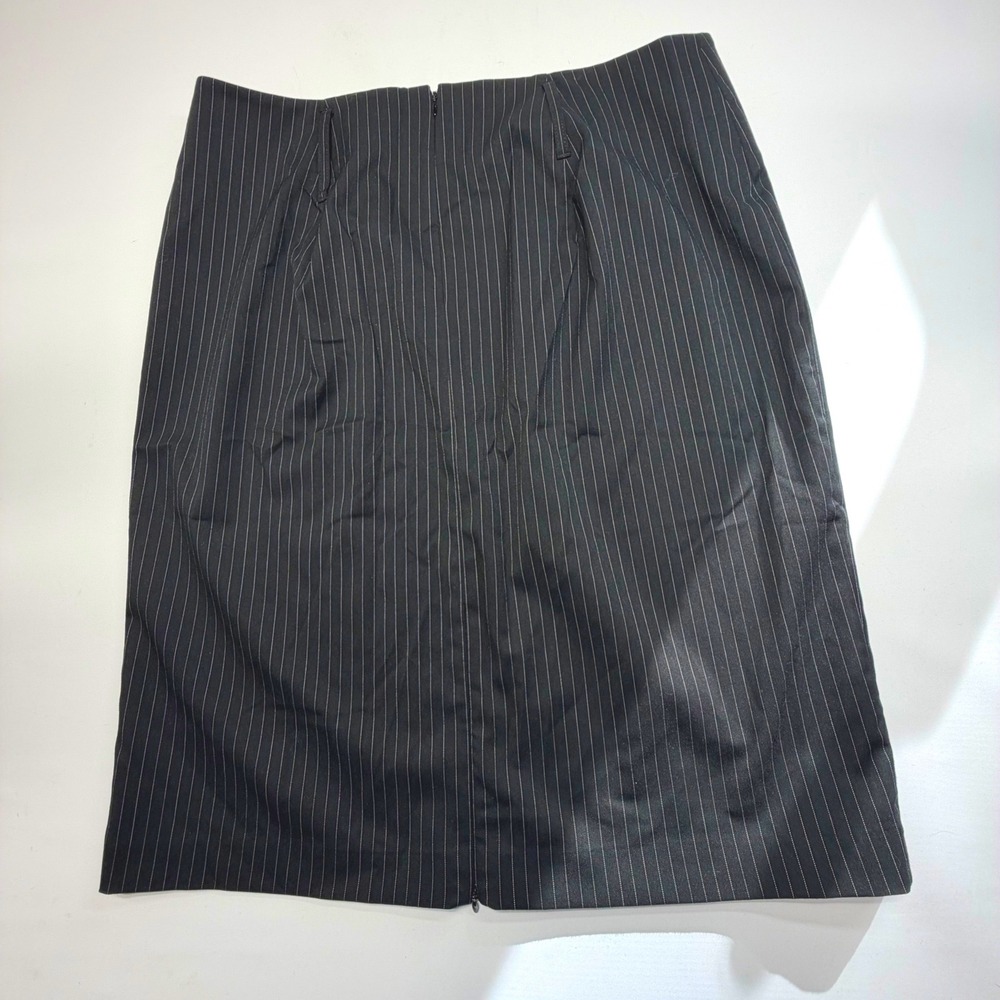 Lane Bryant Pinstripe Pencil Skirt Size 18‎ NWT Stretch Career Wear $44 Retail - Picture 2 of 7